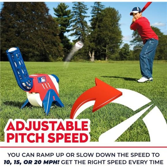 Franklin Sports Kids Pitching Machine - Plastic Baseball Pitching Machine - Picture 3 of 7